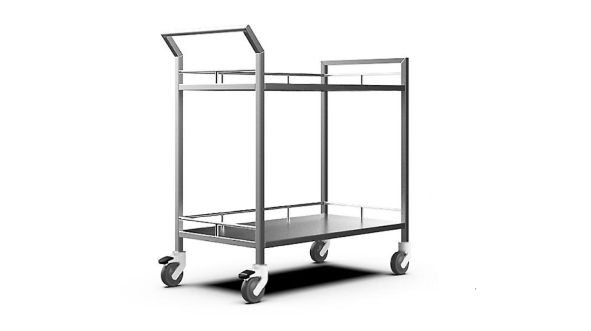 不锈钢双层工作车